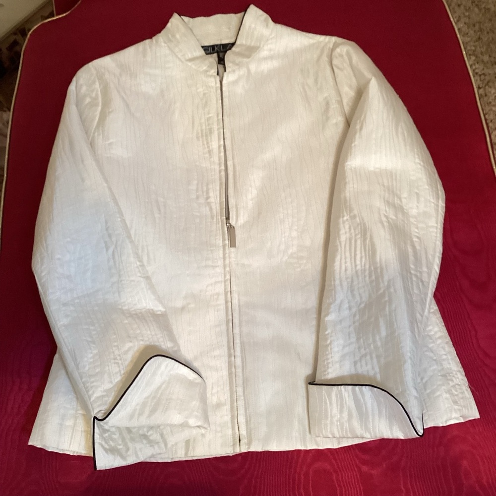 Silkland White Jacket 70% Silk Misses 12